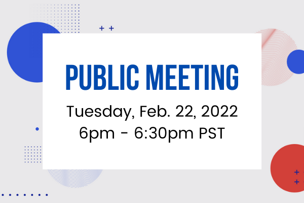 OCA Las Vegas - Public Meeting Tuesday, February 22, 2022
